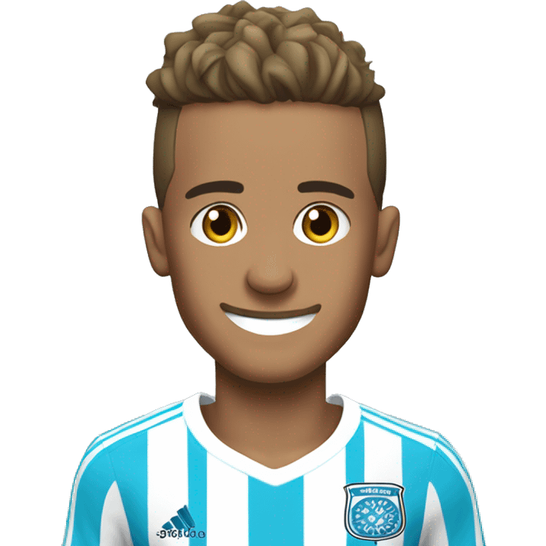 neymar with a Olympic Marseille shirt emoji