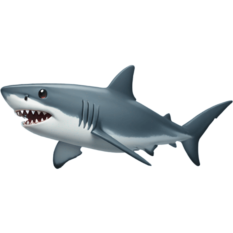 Shark with human legs emoji