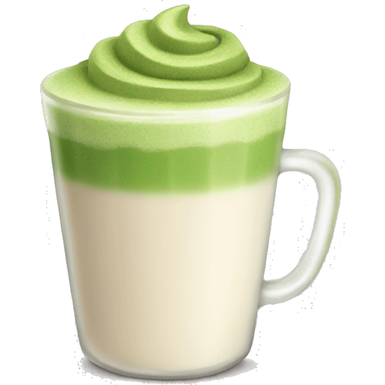 Matcha latte  emoji