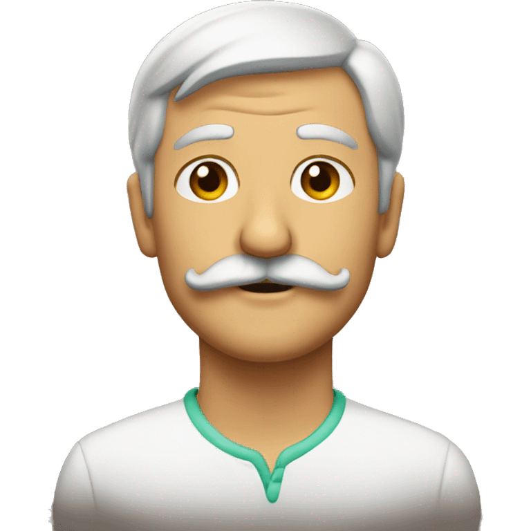 A italian man with mustache  emoji