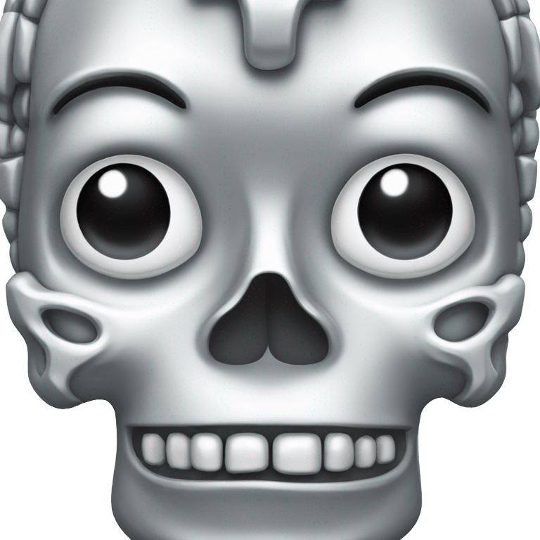 Chrome skeleton  emoji