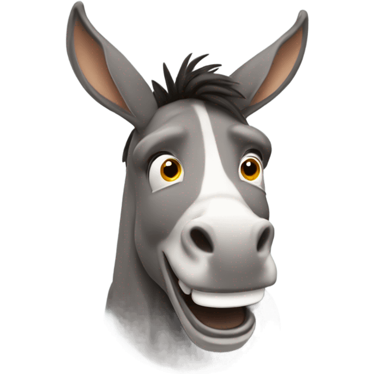 Donkey celebrating emoji