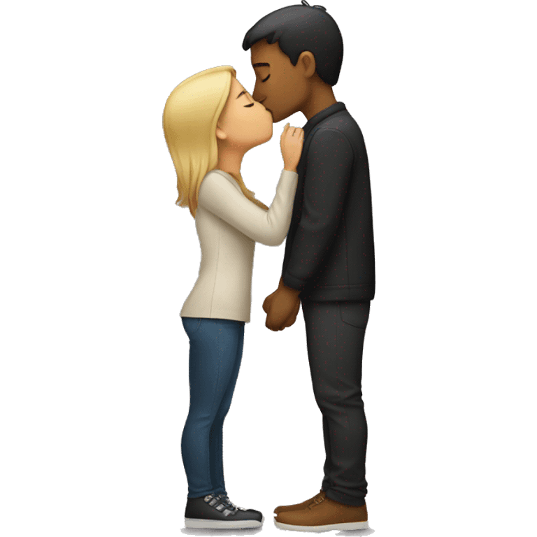 People kissing emoji