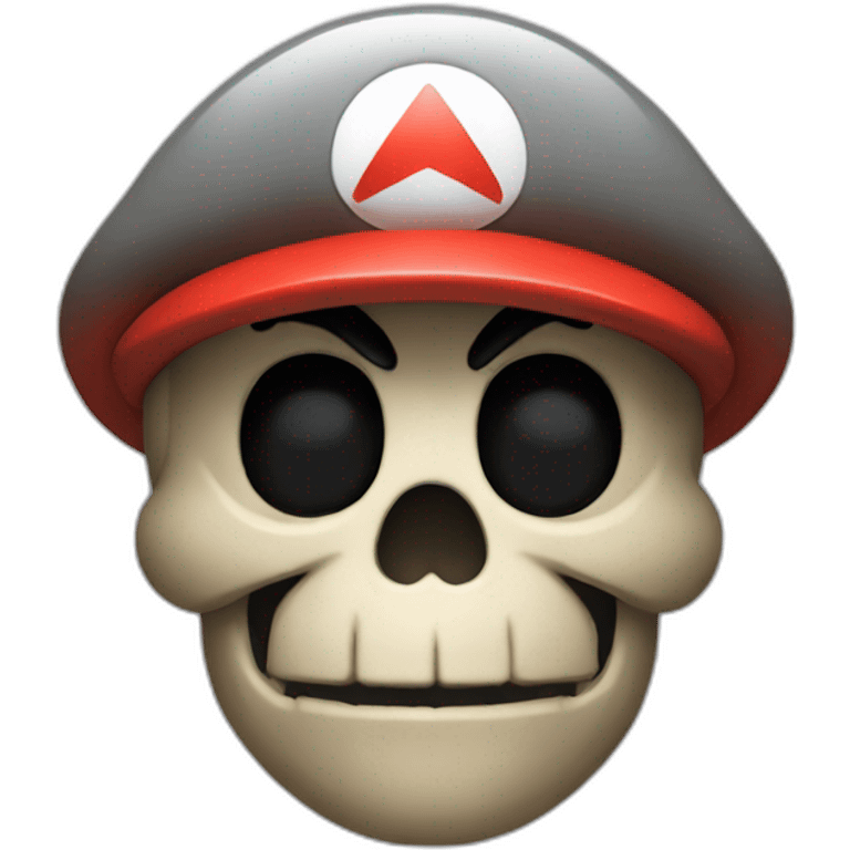 Mario skull emoji