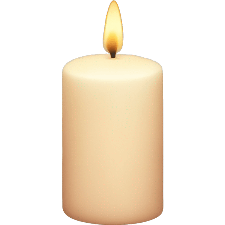 Powder-colored candle emoji