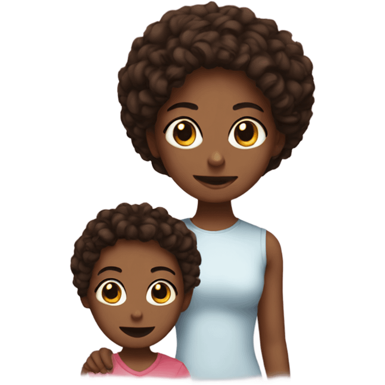 Me with my sister emoji