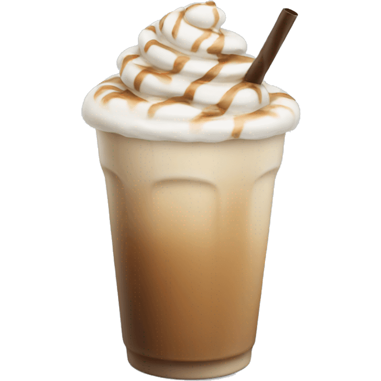 Iced latte emoji