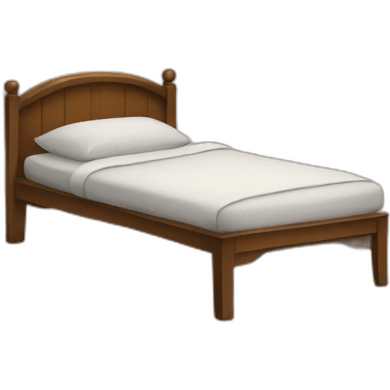 Lonely bed emoji