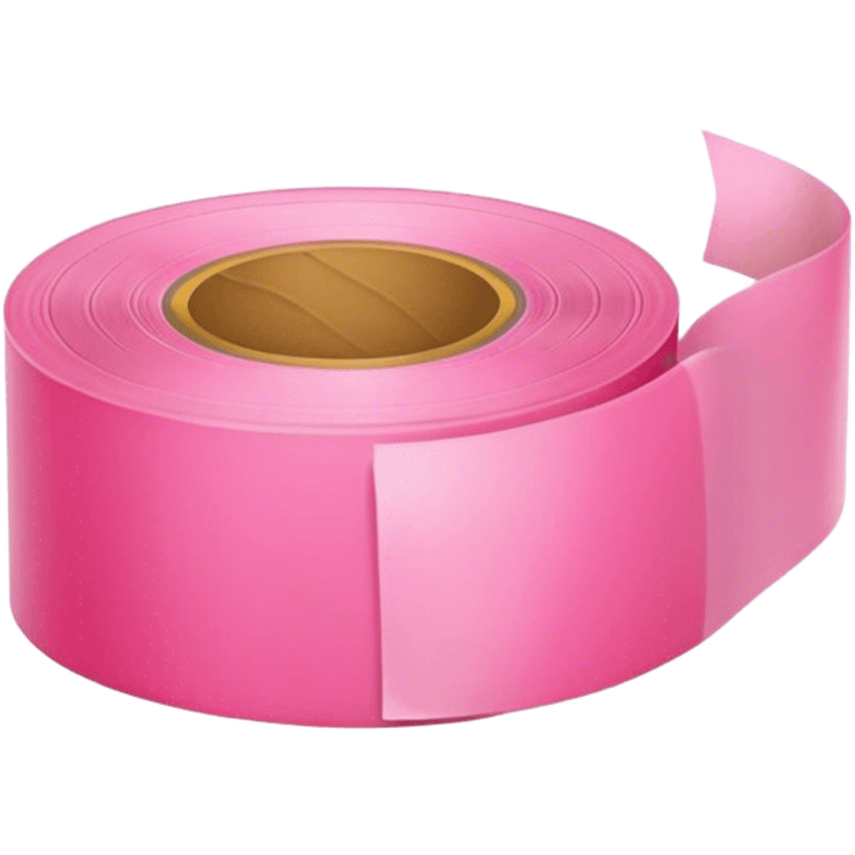 Pink scotch tape cut emoji