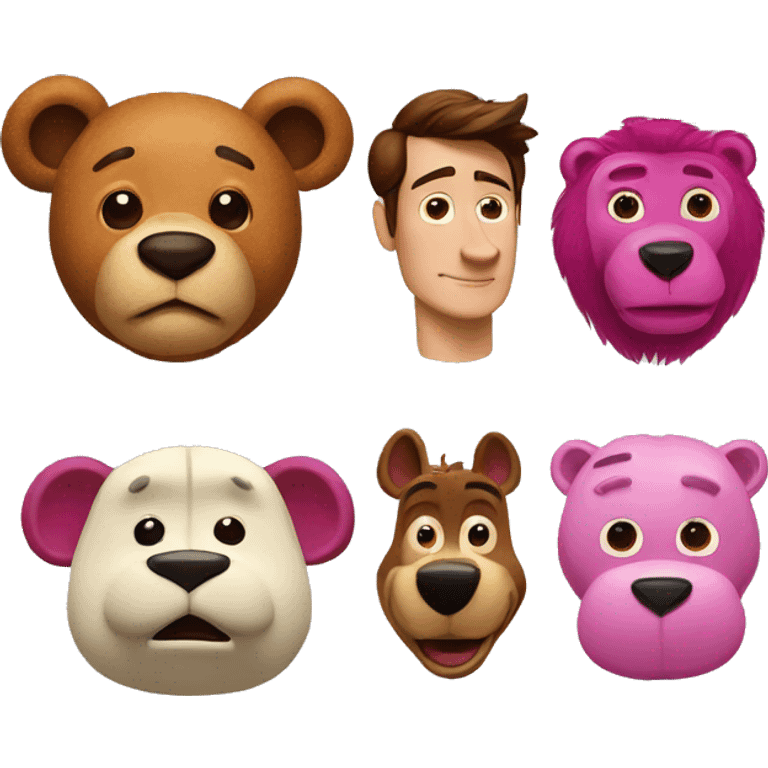 emoji,Toy Story,Lotso,Keep only the head emoji