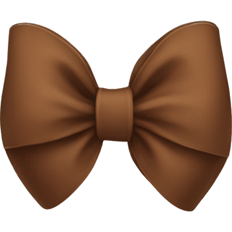 Brown bow emoji