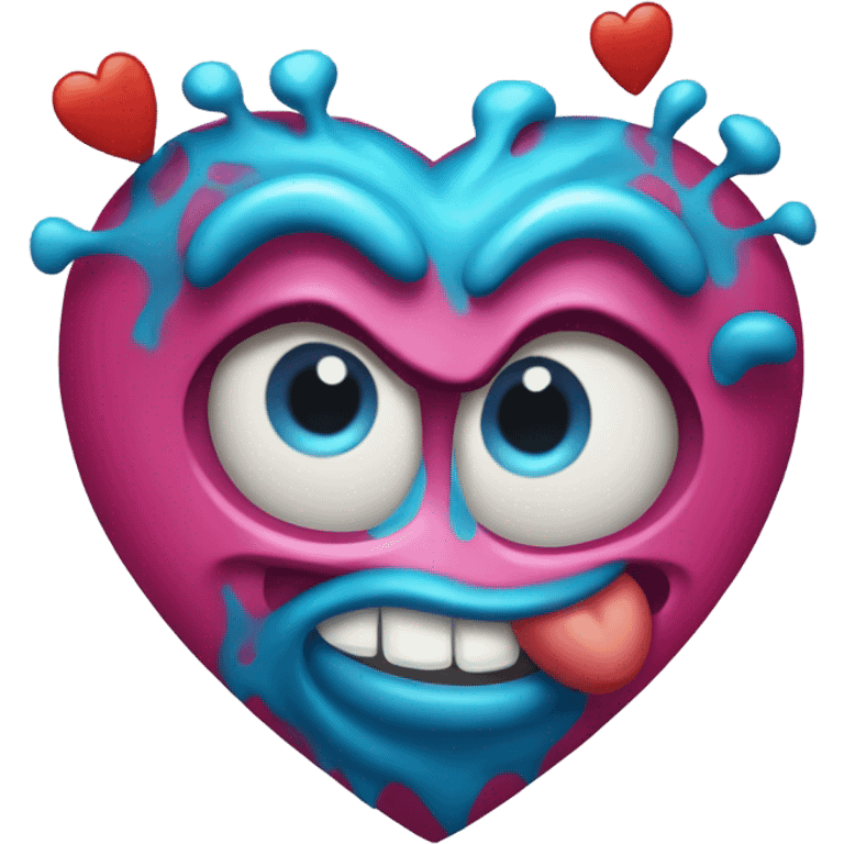 Crazy hart emoji