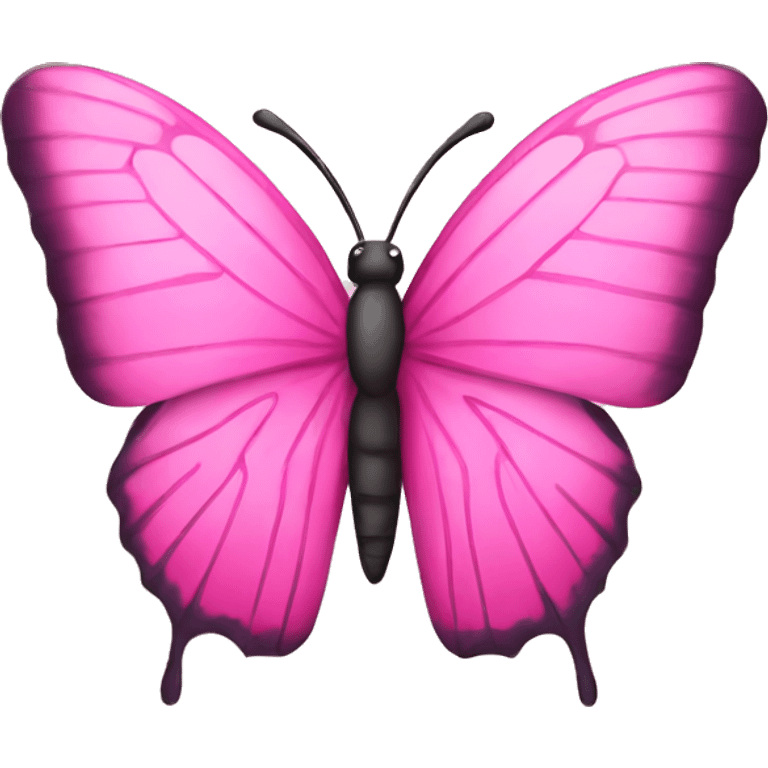 pink butterfly emoji