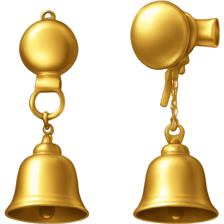 Gold bell emoji