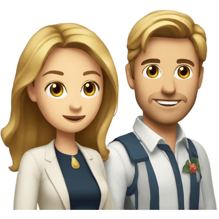 Jessica and Steve emoji