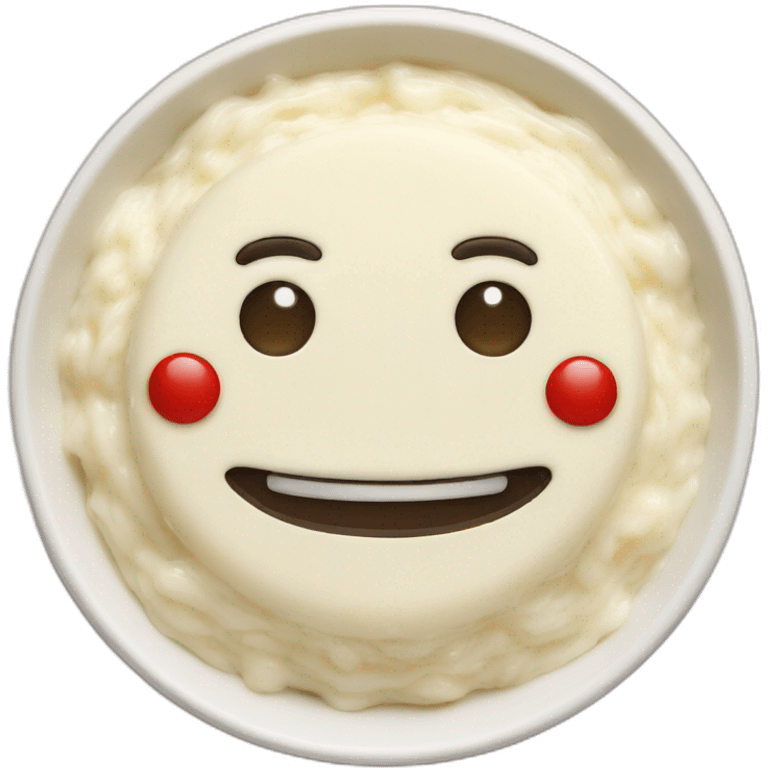 robot rice pudding emoji