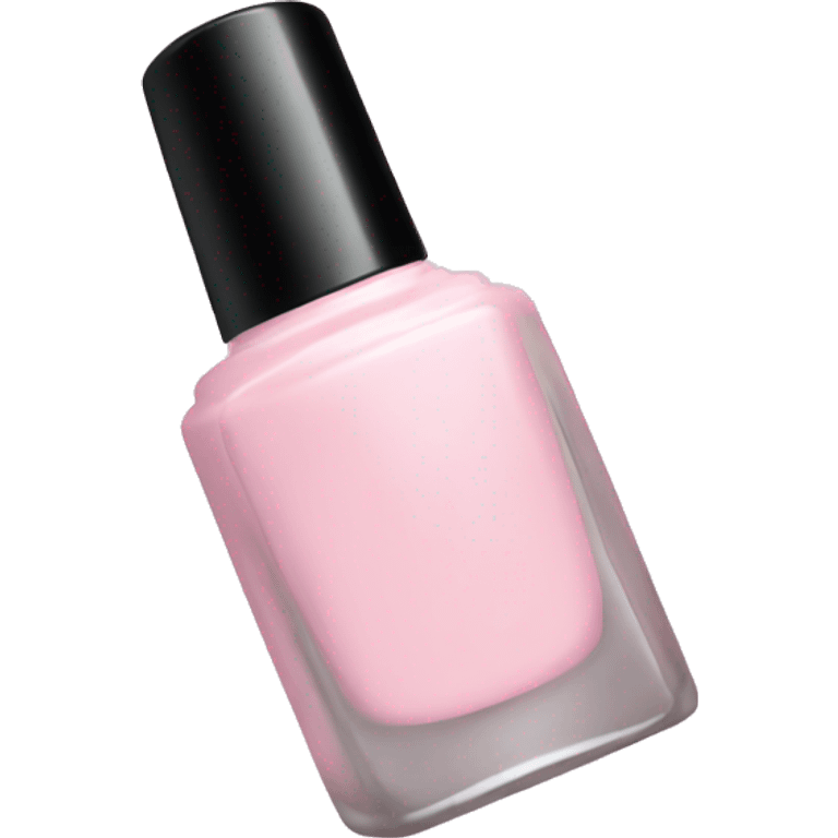 pastel pink nail polish bottle emoji