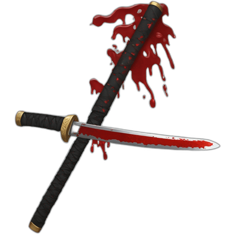 Bloody katana  emoji