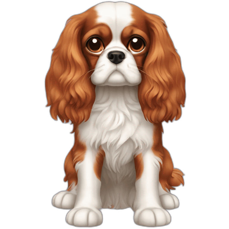  Cavalier King Charles Spaniel full body emoji