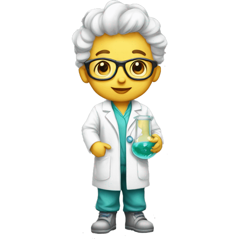 scientist baby emoji