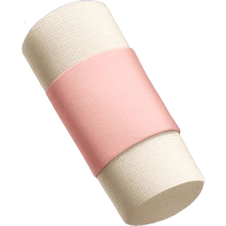 Pale pink bandaid  emoji