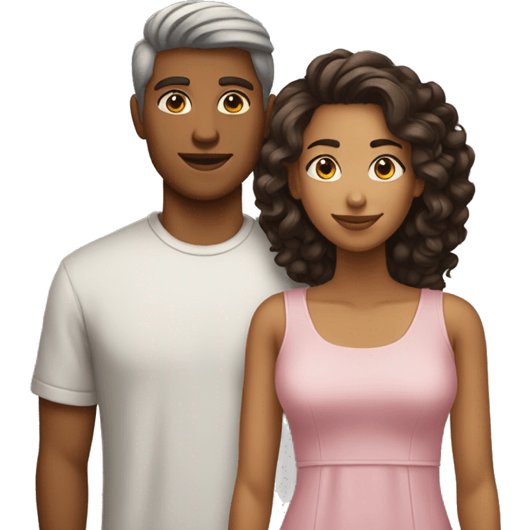 Una pareja adolescente emoji