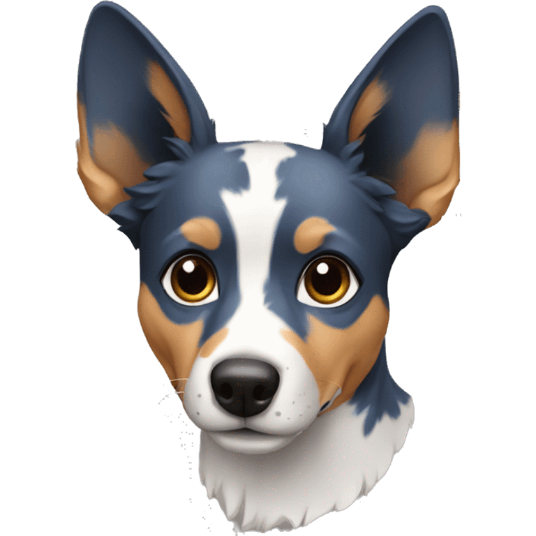 Blue healer dog emoji