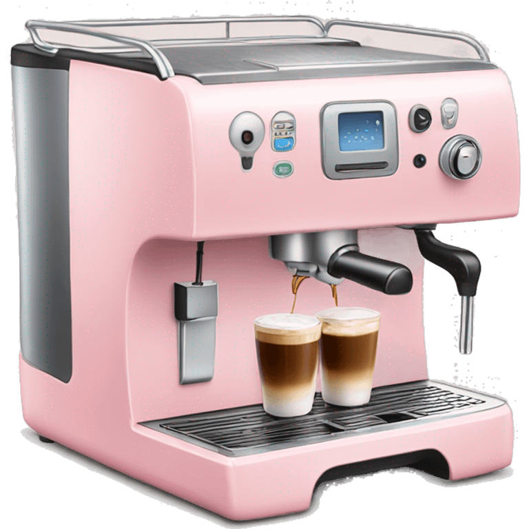 Light Pink coffee machine  emoji