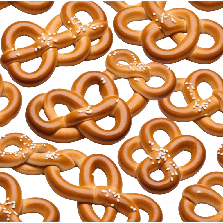 Cream cheese stuffed pretzels  emoji