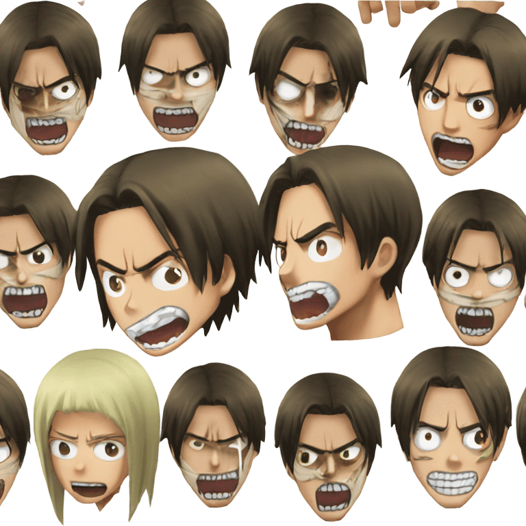 Attack on titan eren emoji