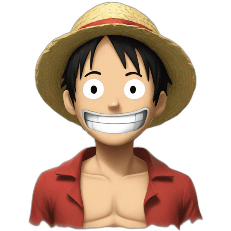 Luffy smoke emoji