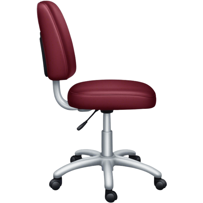 office chair Burgundy emoji