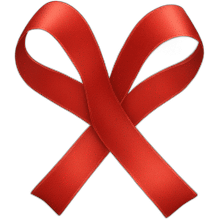 red ribbon emoji