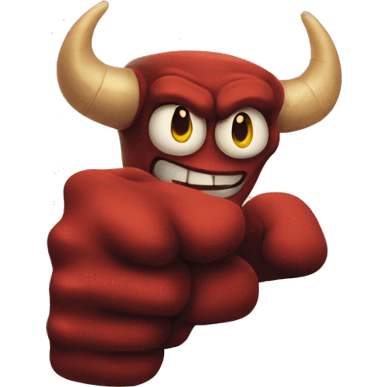 Thumbs up demon emoji