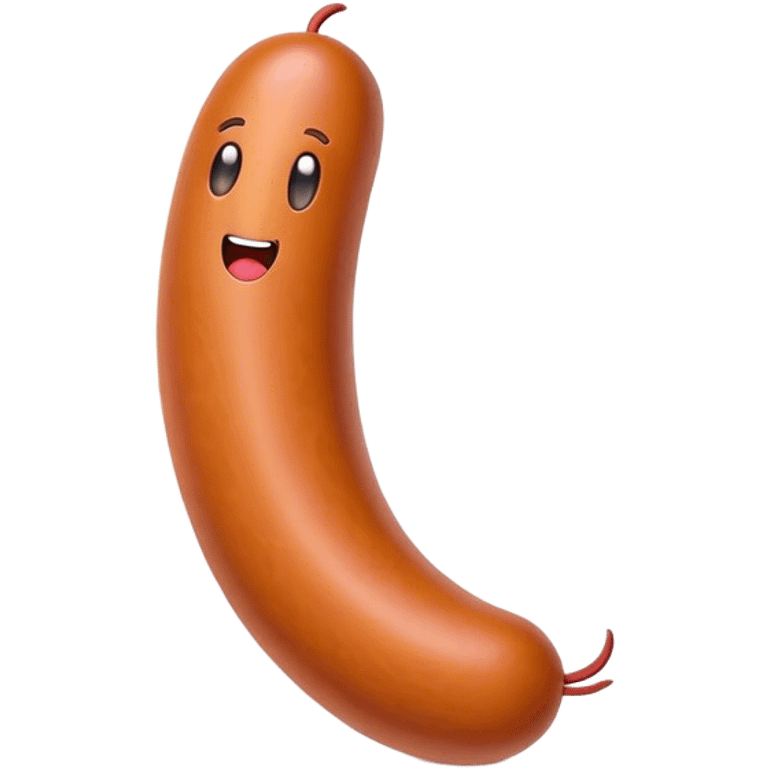 Make a sausage emoji emoji