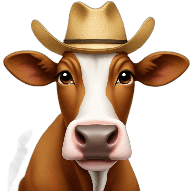 cow-with-funny-hat emoji