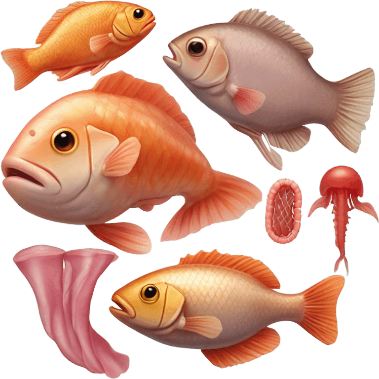 Fish organs  emoji