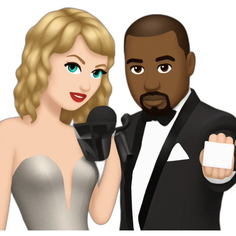 kanye grammys taylor swift emoji