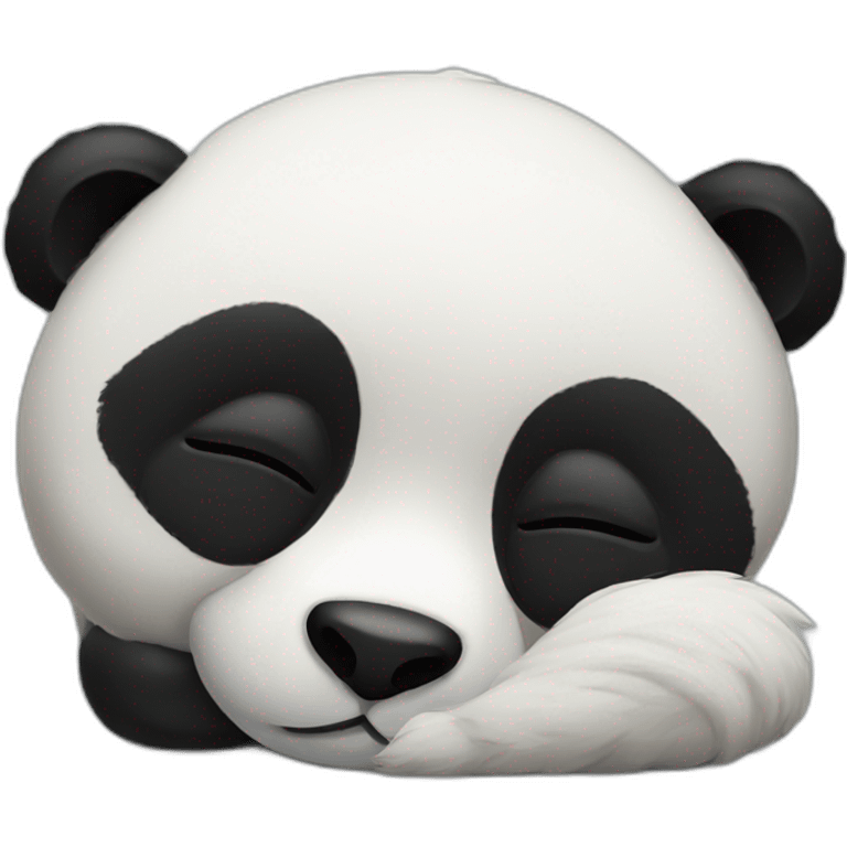 Panda sleeping  emoji