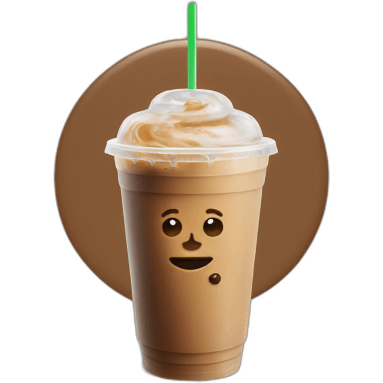 Joe Biden iced coffee with the gays emoji