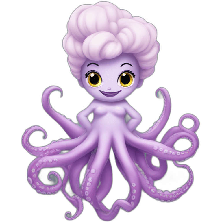 Ursula the little mermaid full body octopus emoji