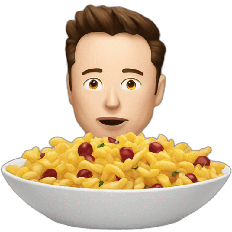 elon musk with hungry emoji