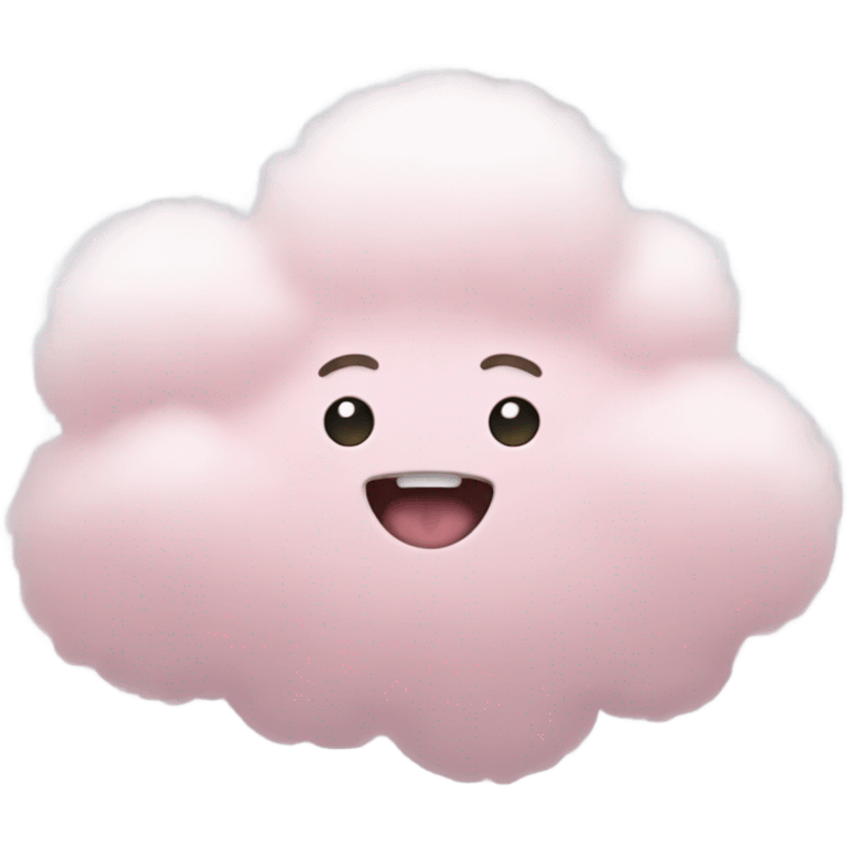 pastel pink cloud emoji