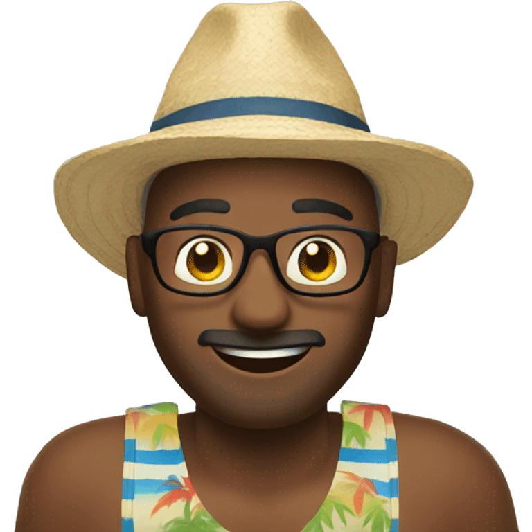 man on vacation emoji