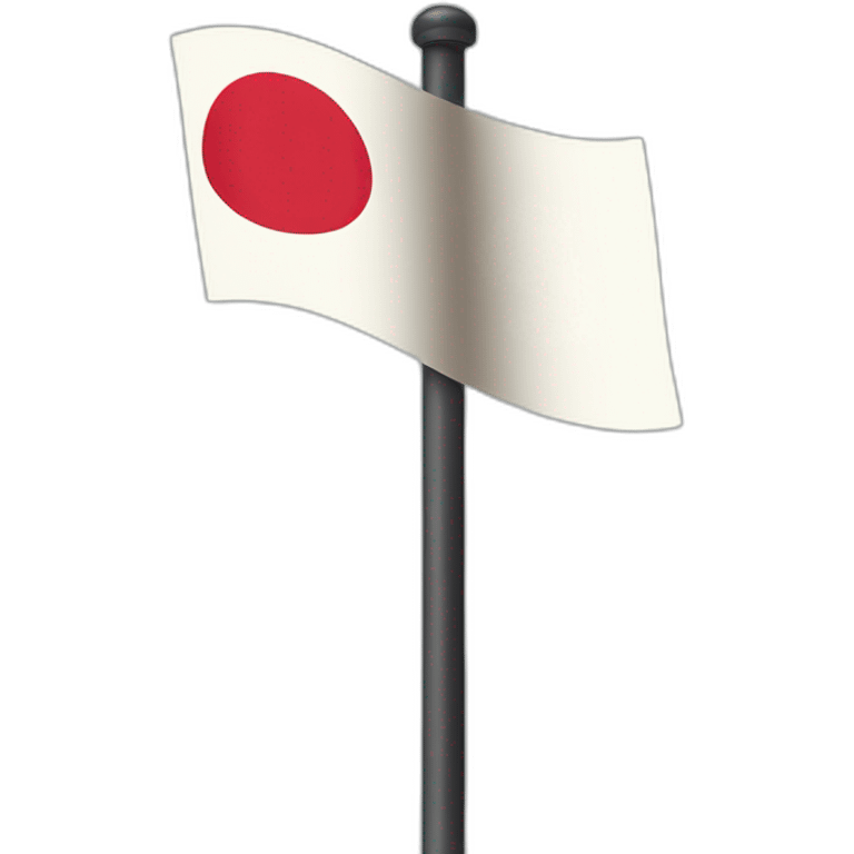 Japan flag on pole emoji