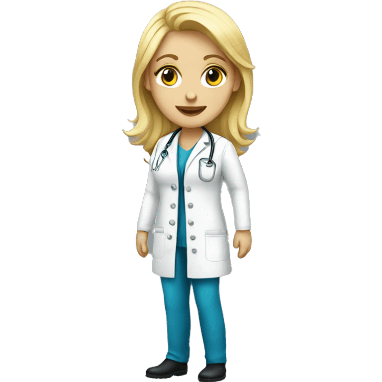 blonde nurse emoji