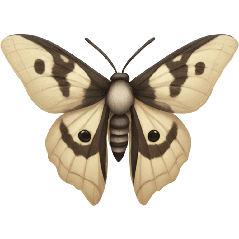 Pretty moth emoji