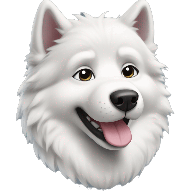 fluffy husky emoji