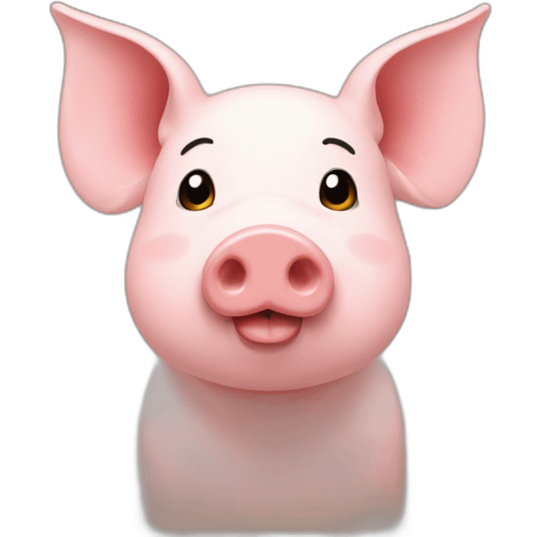 New Year's pig emoji