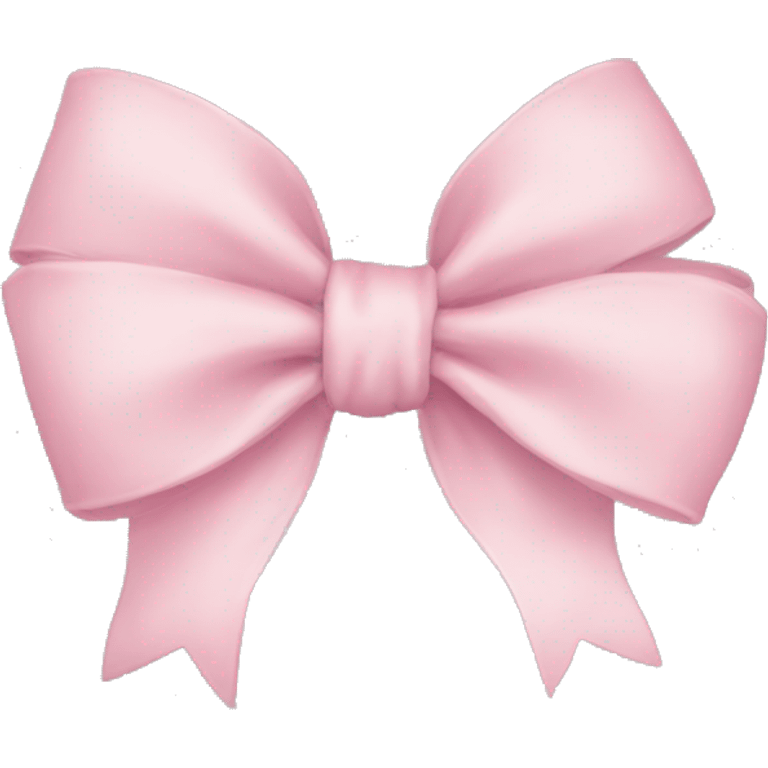 Light pink bow  emoji